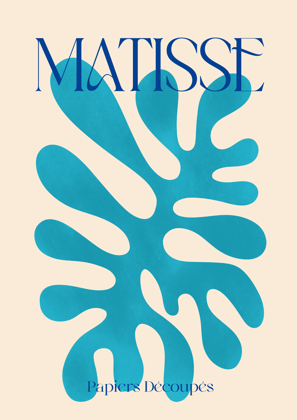 Matisse – Papiers Découpés, Türkis