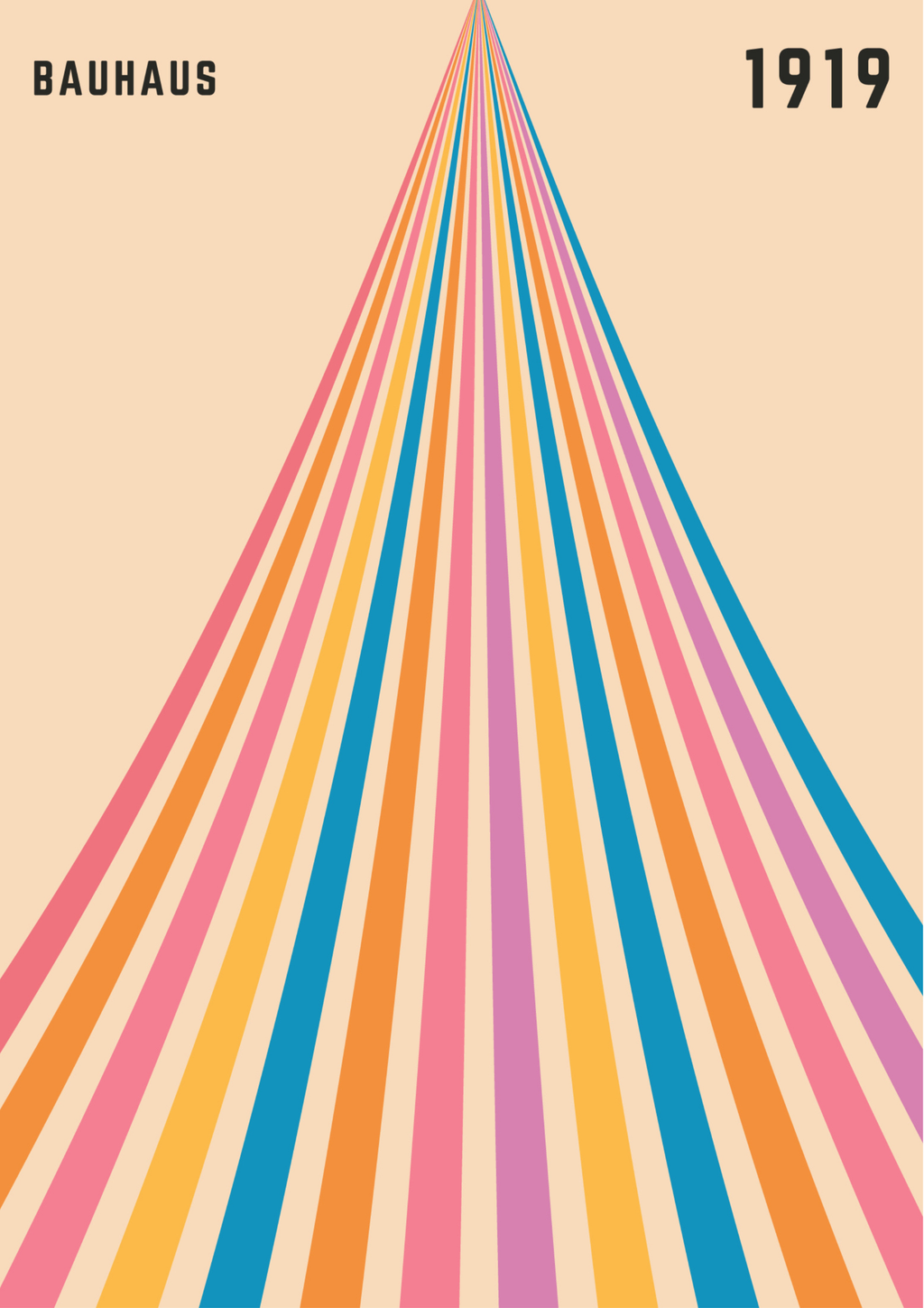 Bauhaus 1919 – Rainbow Lines