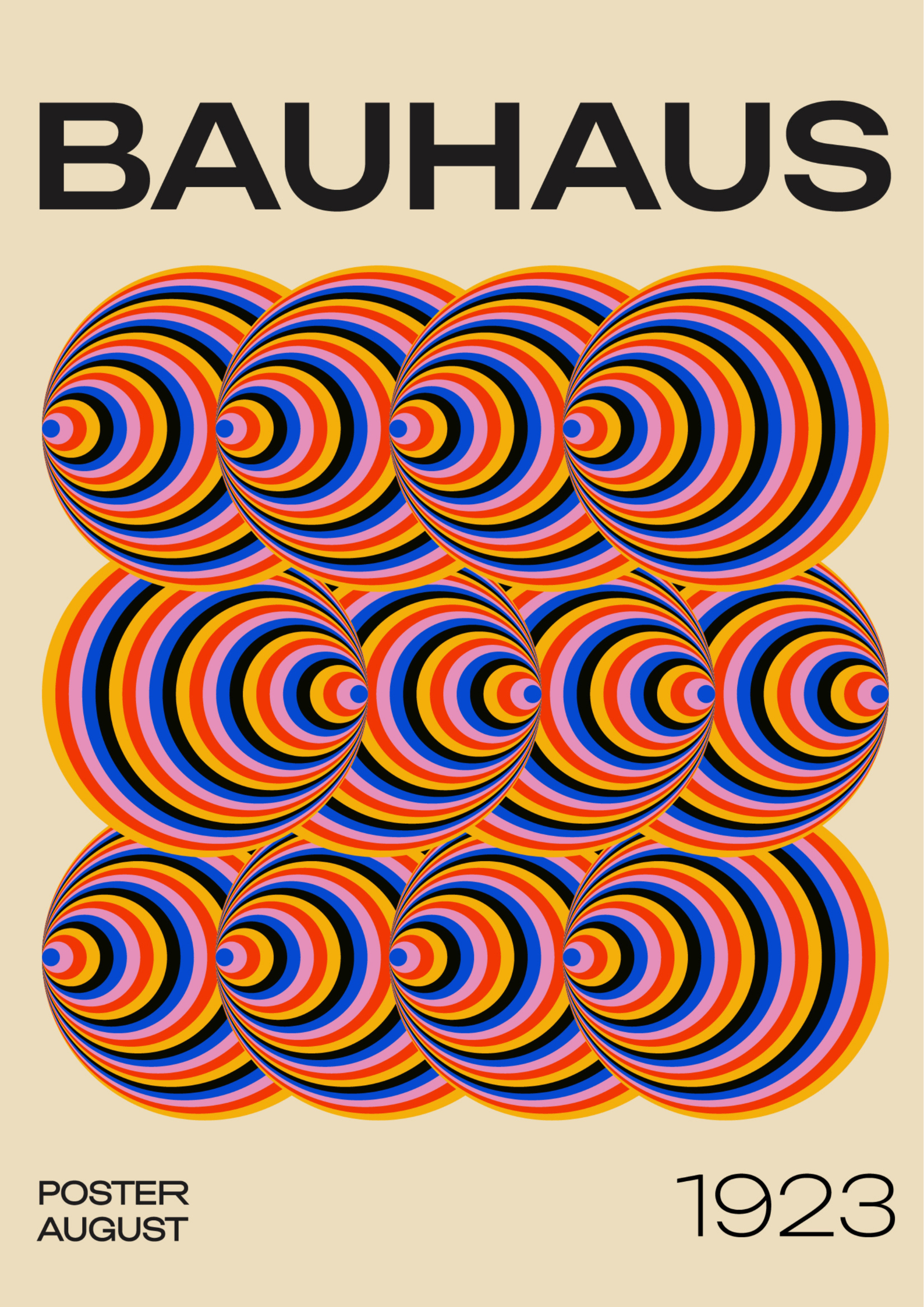 Bauhaus 1923 – Concentric Circles