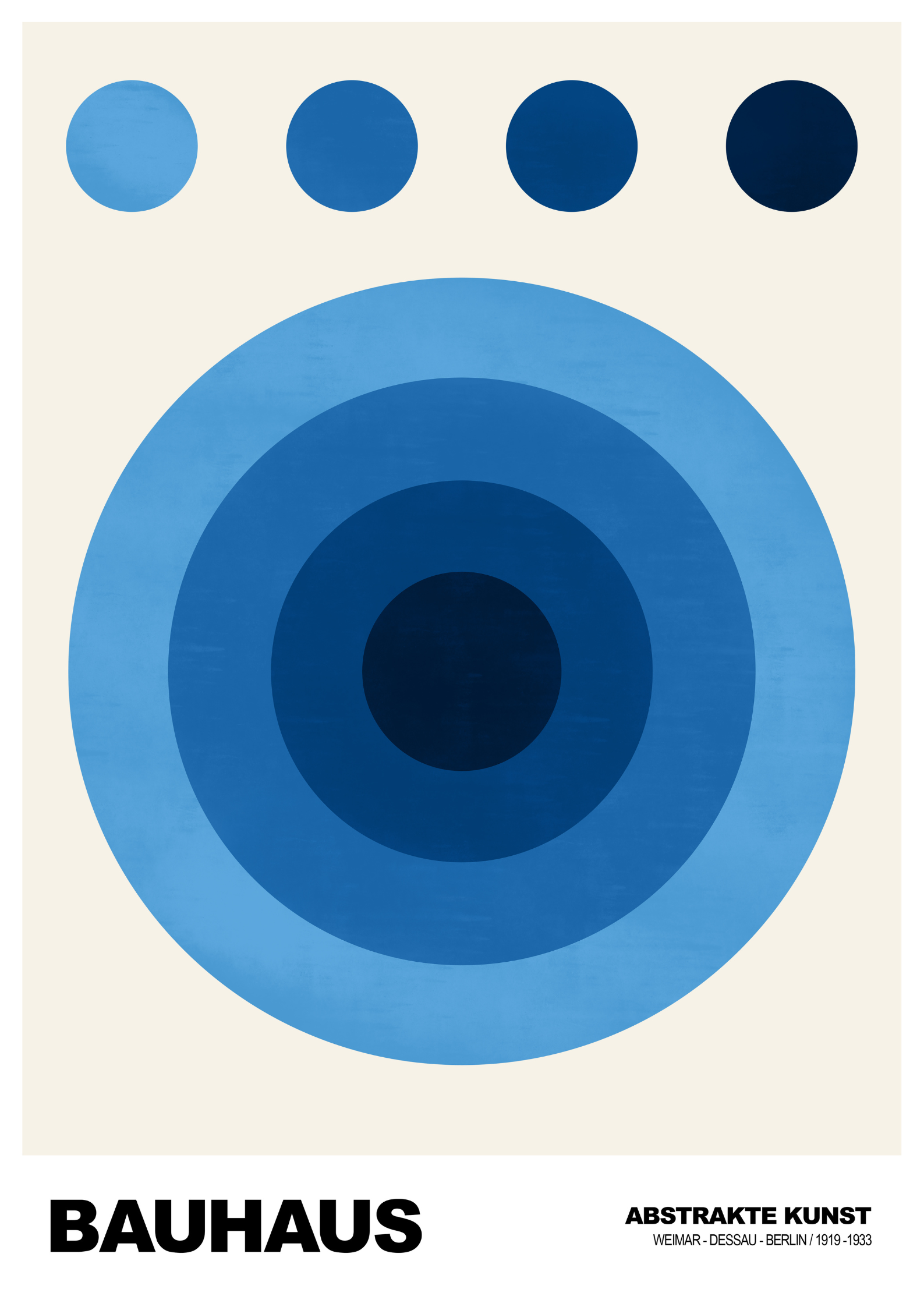 Bauhaus – Abstrakte Kunst, Blauer Kreis