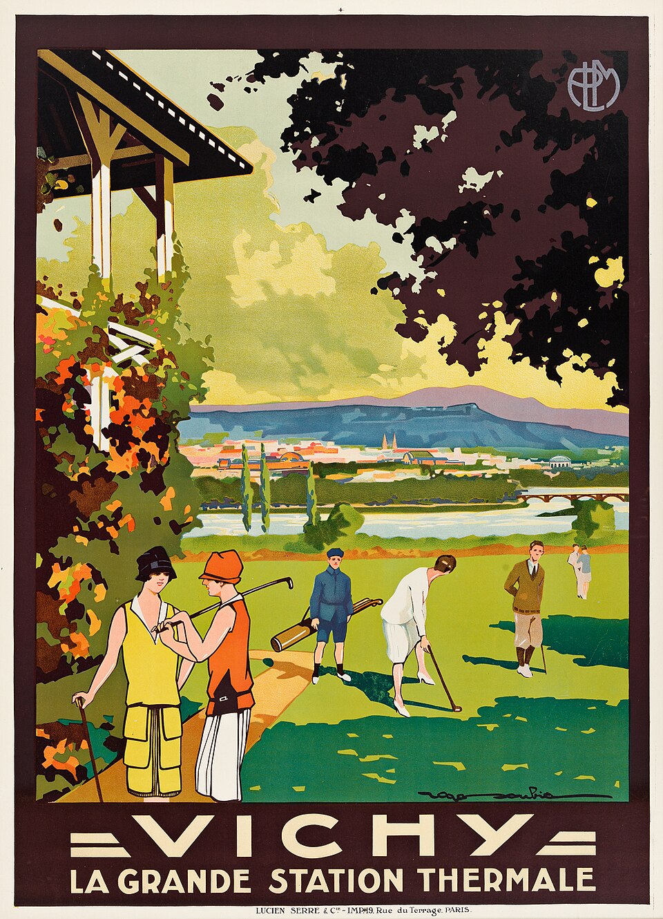 Vichy – La Grande Station Thermale | Vintage Travel Poster